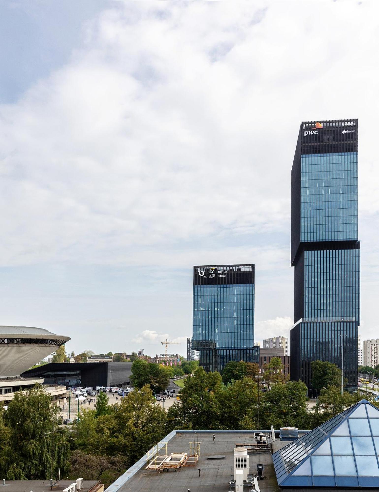 Million Dollar View On Spodek, Mck And Ktw By Kobiela Apartments คาโตวีตเซ ภายนอก รูปภาพ